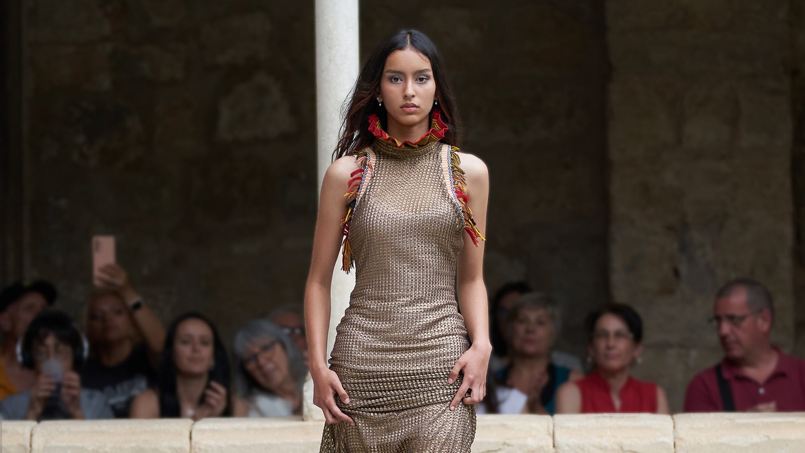 IMAGE_1_The Emirandira dress on the runway, a subtle balance of cultures and stories. ©Wyne Kirabo