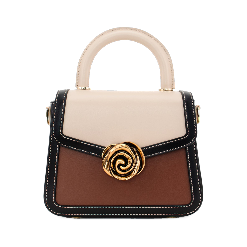 Frederic Lesellier Candy Bag in brown and beige
